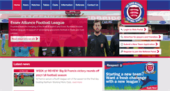 Desktop Screenshot of essexallianceleague.com